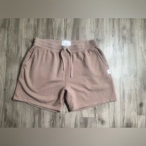 Reigning Champ Midweight Terry Sweatshorts Desert Rose XL Made in Canada"